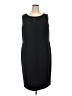 Talbots Solid Black Cocktail Dress Size 18 - photo 1