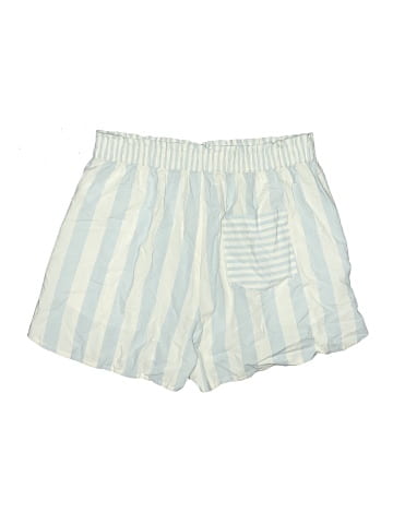 Madewell Pull-On Shorts in Striped Signature Poplin (view 2)