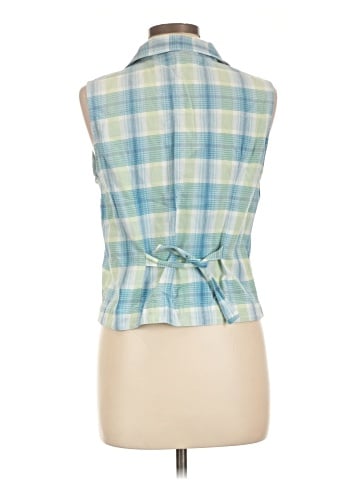 Sugar Sleeveless Button-Down Shirt (view 2)