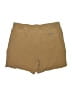 Eddie Bauer Chevron-herringbone Tan Khaki Shorts Size 14 - photo 2