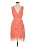 Alice + Olivia 100% Silk Orange Cocktail Dress Size XS - photo 1