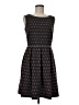 Max Studio Argyle Brown Casual Dress Size M - photo 1
