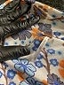 Free People 100% Polyester Floral Blue 3/4 Sleeve Blouse Size S - photo 7