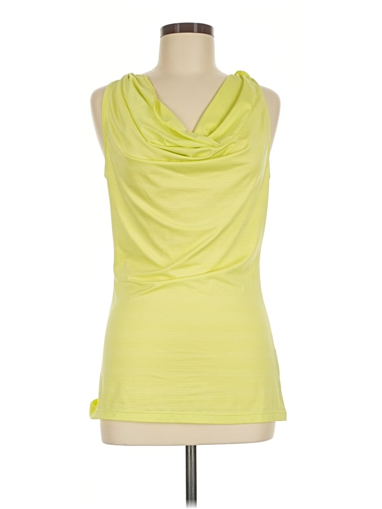 Pre-owned Mpg Sleeveless T-shirt In Yellow