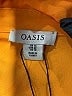 oasis 100% Polyester Orange Casual Dress Size 10 - photo 7