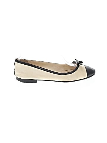 Chanel Leather Bow Flats (view 1)