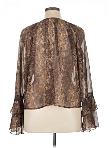 a.n.a. A New Approach Long Sleeve Blouse (view 2)