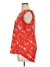 Pleione 100% Polyester Red Sleeveless Blouse Size XL - photo 5