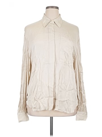 Trina Turk Long Sleeve Silk Top (view 1)