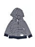 Carter's 100% Cotton Stripes Blue Zip Up Hoodie 6-9 MO / 9 MO - photo 1