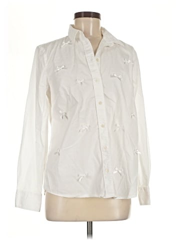 J.Crew Factory Store Long Sleeve Blouse (view 1)