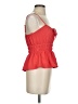 Monteau 100% Polyester Red Sleeveless Blouse Size S - photo 4
