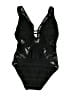 Becca Stars Black One Piece Swimsuit Size XL - photo 2