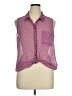 Liz Claiborne 100% Polyester Polka Dots Purple Sleeveless Blouse Size XL - photo 1