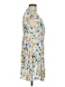 Zara Basic Print Yellow Casual Dress Size M - photo 4