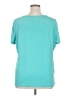 Covington Teal Short Sleeve Blouse Size 16 - 18 - photo 2