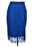 J.Crew Collection 100% Polyester Blue Formal Skirt Size 6 - photo 1