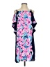Lilly Pulitzer 100% Polyester Print Blue Cocktail Dress Size S - photo 1