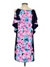 Lilly Pulitzer 100% Polyester Print Blue Cocktail Dress Size S - photo 2
