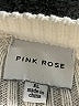 Pink Rose Stripes Ivory Pullover Sweater Size XL - photo 7