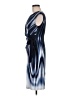 Connected Apparel Graphic Blue Cocktail Dress Size 6 - photo 5