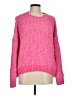 Skies Are Blue 100% Polyester Tweed Pink Pullover Sweater Size M - photo 1