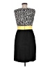 Connected Apparel Graphic Black Cocktail Dress Size 6 - photo 2