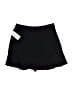 Blanc 100% Polyester Solid Black Skort Size S - photo 2