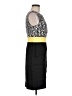 Connected Apparel Graphic Black Cocktail Dress Size 6 - photo 4