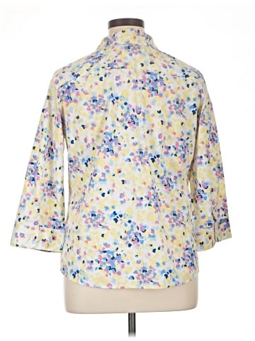 Foxcroft 3/4 Sleeve Button-Down Shirt (view 2)