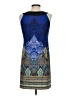 Sandra Darren Paisley Blue Cocktail Dress Size 4 - photo 2