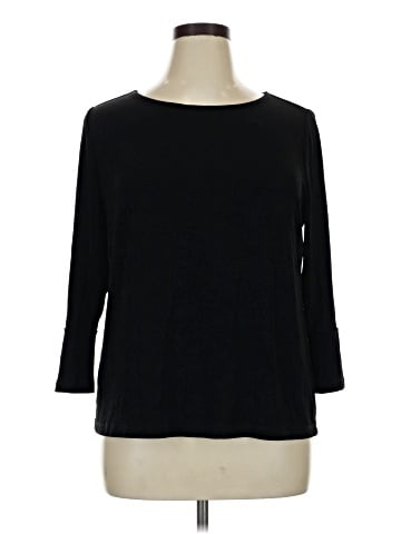 Travelers by Chico's 3/4 Sleeve T-Shirt (view 1)