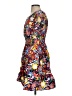 Sugarlips Print Orange Casual Dress Size S - photo 5