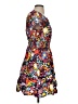 Sugarlips Print Orange Casual Dress Size S - photo 4