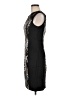 Connected Apparel Graphic Black Cocktail Dress Size 6 - photo 5