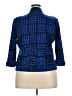 MING WANG Print Blue Jacket Size 2X (estimated) - photo 2
