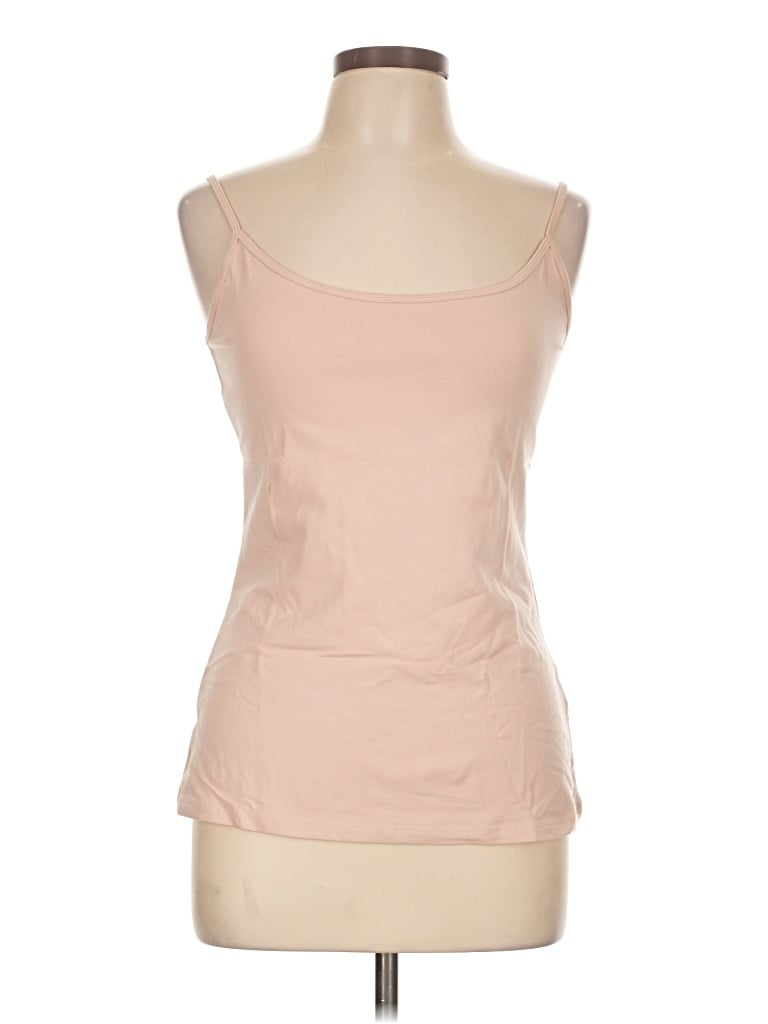 Pre-owned Amazon Essentials Tank Top Tan Strapless Neckline Tops