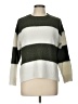 RACHEL Rachel Roy 100% Polyester Color Block Green Pullover Sweater Size L - photo 1