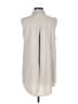 Athleta Gray Sleeveless Button-Down Shirt Size L - photo 2
