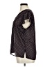 DR2 Polka Dots Black Short Sleeve Blouse Size XL - photo 5