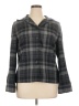 Talbots 100% Wool Plaid Gray Wool Blazer Size 14 - photo 1