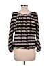 Willi Smith 100% Polyester Black 3/4 Sleeve Blouse Size M - photo 2