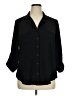 Fortune + Ivy 100% Polyester Black 3/4 Sleeve Blouse Size XL - photo 1