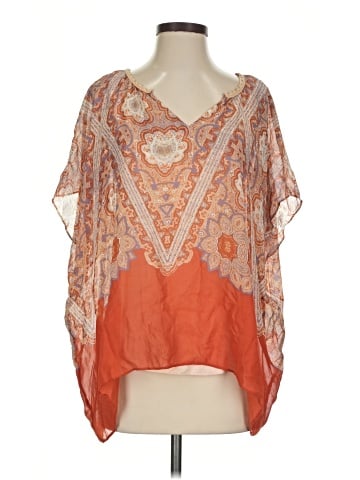 Maeve Short Sleeve Silk Top (view 1)