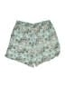 Disney 100% Rayon Floral Teal Green Shorts Size XS - photo 2