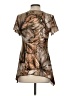 DressBarn Brown Short Sleeve Blouse Size S - photo 2