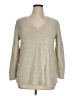 Eileen Fisher Metallic Tan Pullover Sweater Size XL - photo 1