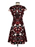 Alfani 100% Polyester Paisley Black Casual Dress Size 4 - photo 2
