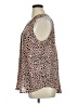 41Hawthorn 100% Polyester Animal Print Brown Sleeveless Blouse Size 1X - photo 5
