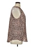 41Hawthorn 100% Polyester Animal Print Brown Sleeveless Blouse Size 1X - photo 4